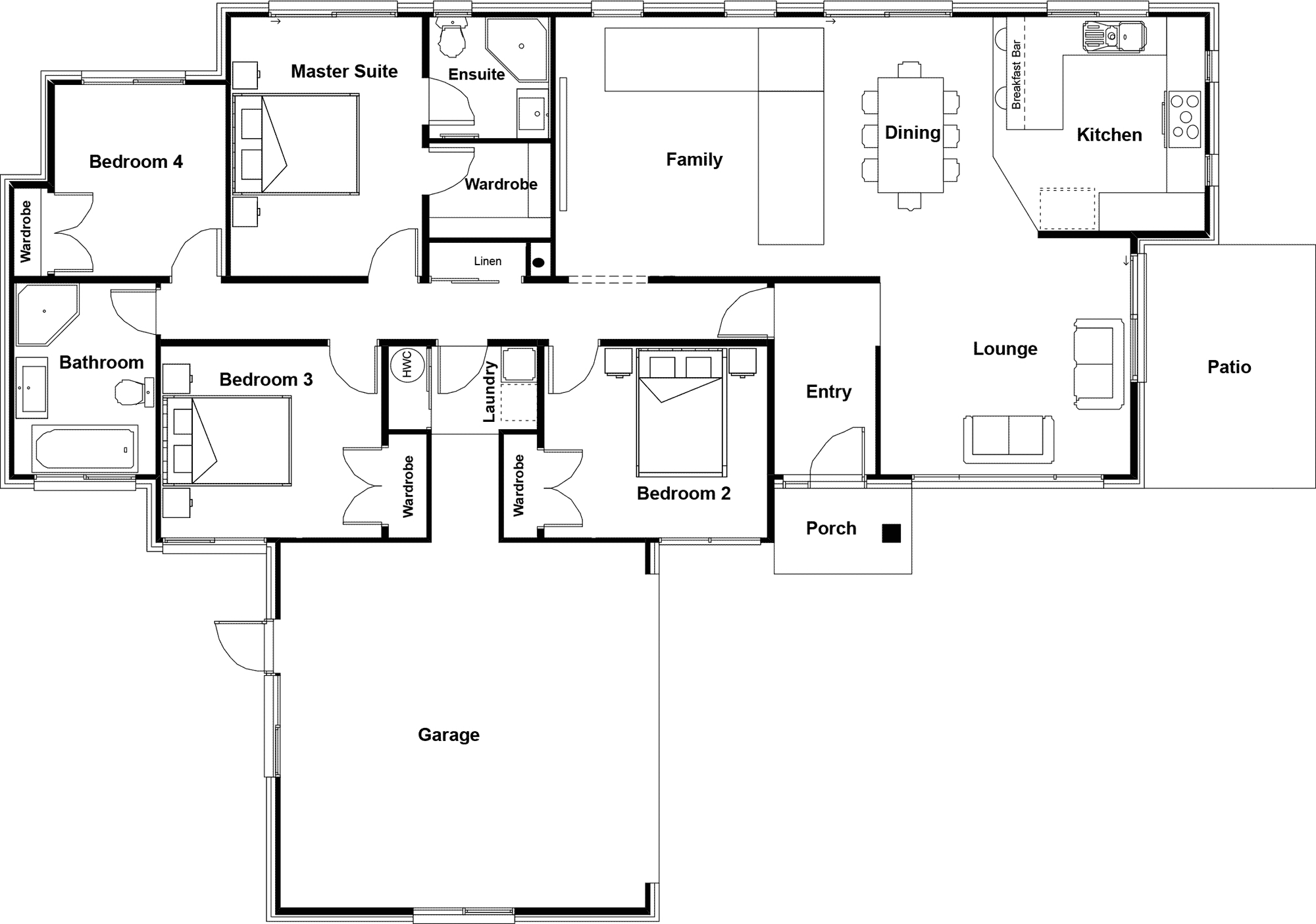 Orewa Display Home floor plan