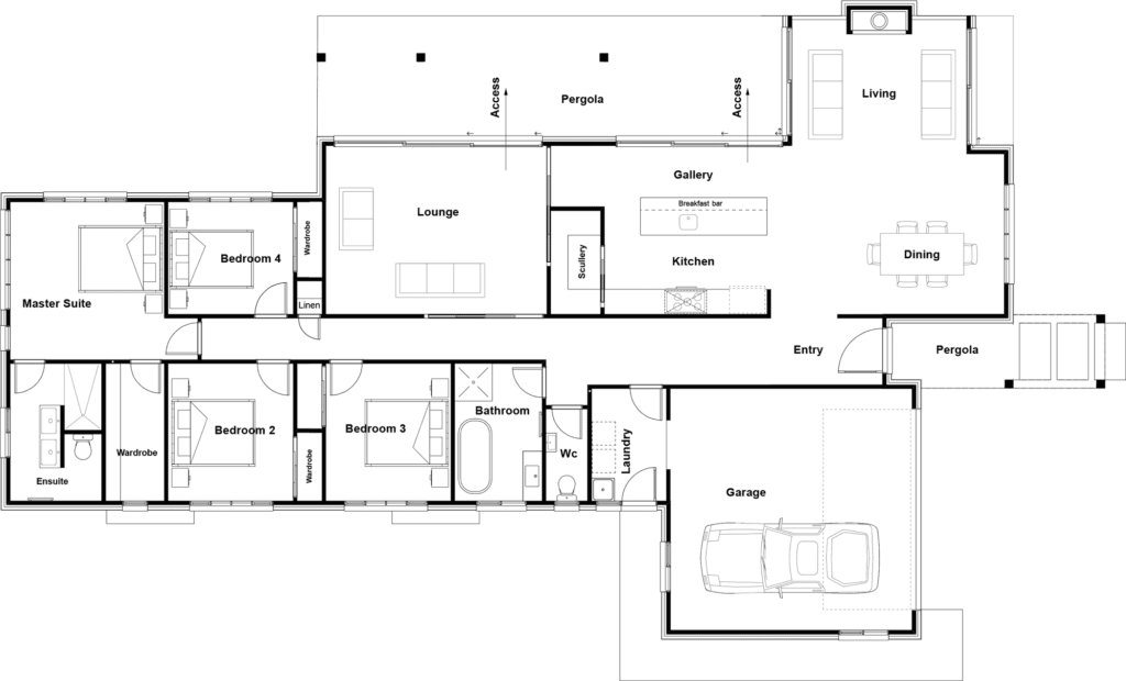 Four Bedrooms, Great Location. floor plan