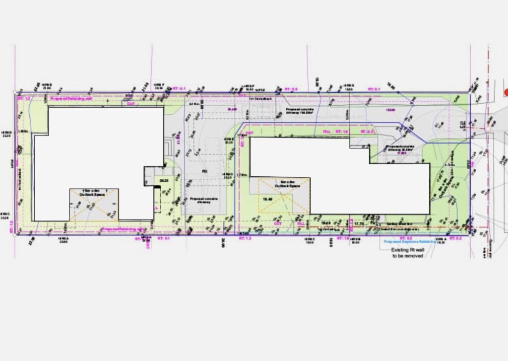 Site map — One home became four